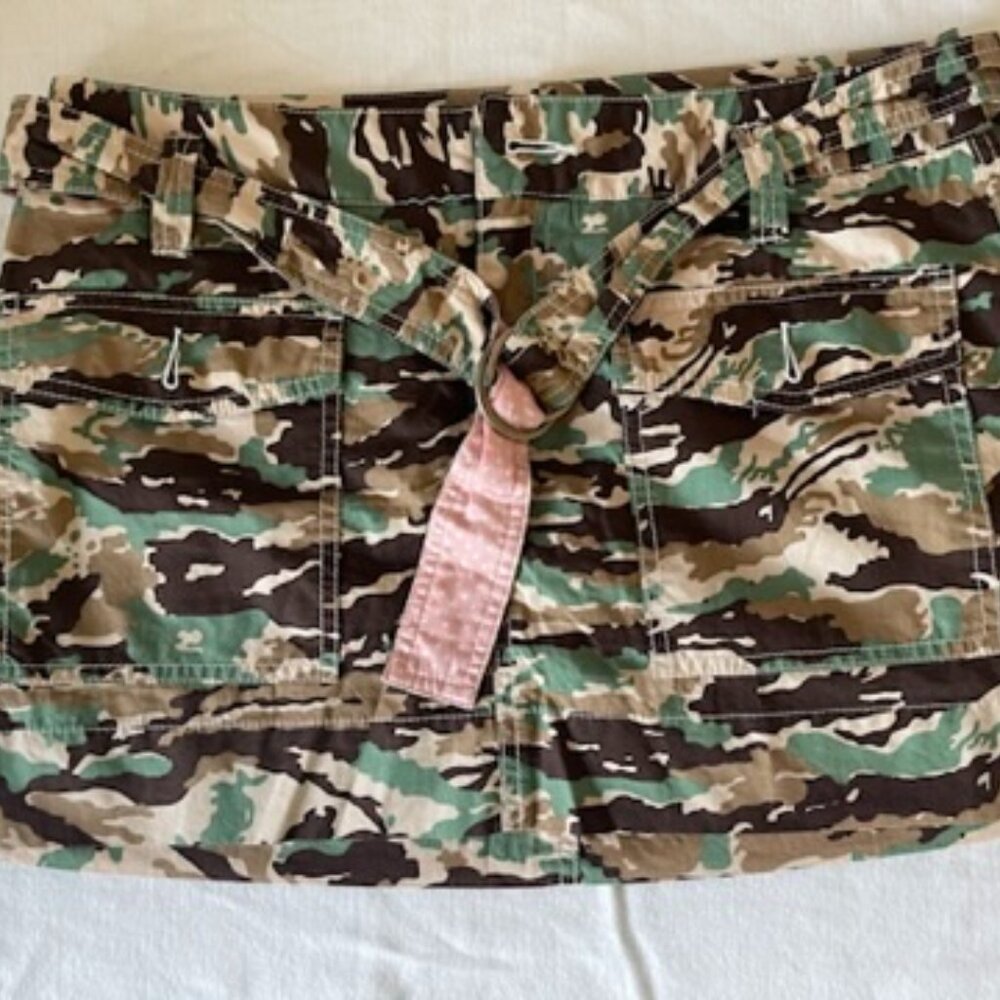 Joie Camo Cotton Mini Skirt, Y2K, RARE, NWT